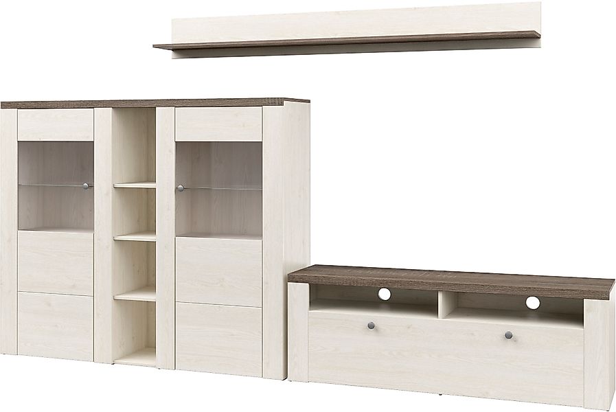 Home affaire Wohnwand »Larona, Wohnwand, Set 3 teilig,«, (3 St.), bestehend günstig online kaufen