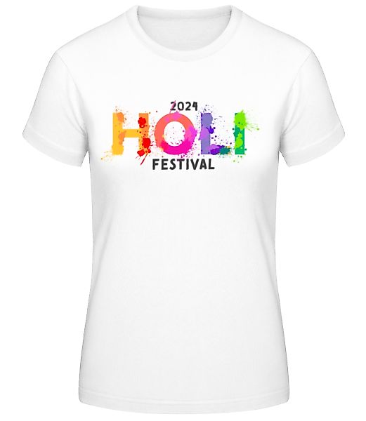 Holi Festival 2024 · Frauen Basic T-Shirt günstig online kaufen