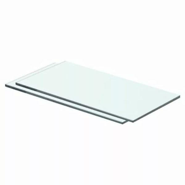 vidaXL Regalböden 2 Stk. Glas Transparent 40 x 15 cm Glasplatte transparent günstig online kaufen