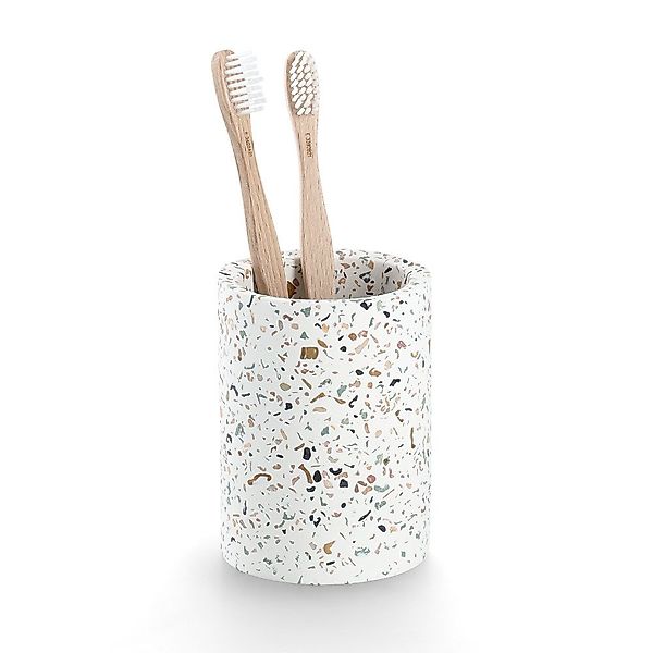 Zeller Present Zahnputzbecher Zahnputzbecher Terrazzo - günstig online kaufen
