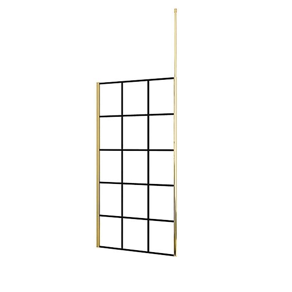 Duschparadies 140 x 200cm Walk in Duschwand 8mm Nano Glas Dusche Duschtrenn günstig online kaufen