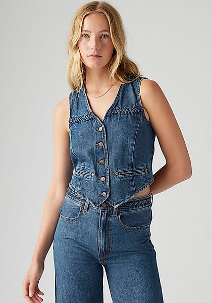 Levi's® Jeansweste BRAIDED VEST mit Ziernähten günstig online kaufen