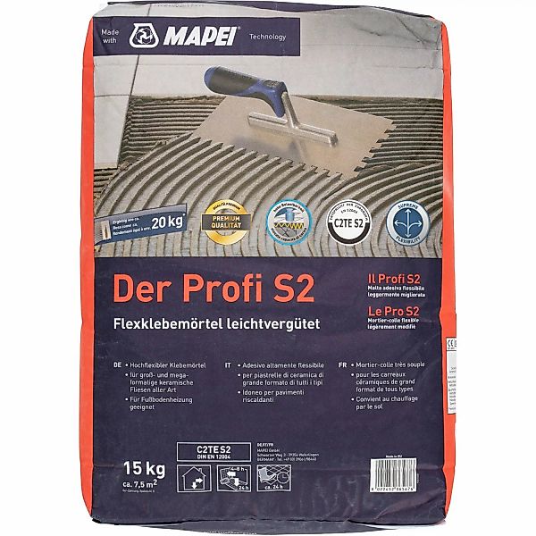 Mapei Flexmörtel C2TE S2 15 kg günstig online kaufen