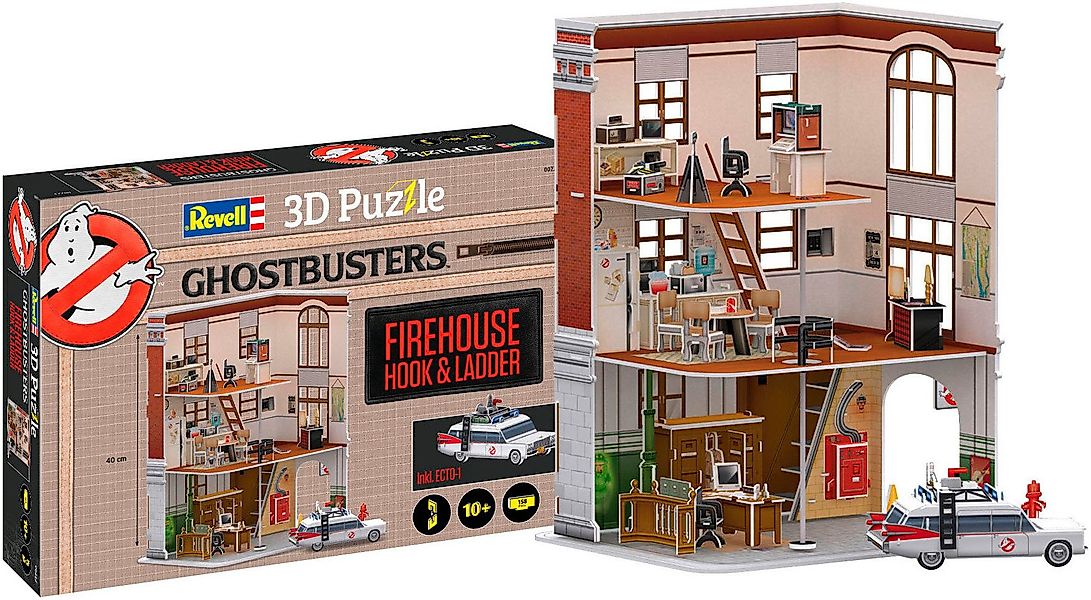 Revell® 3D-Puzzle Ghostbusters Feuerwache aus Manhattan, günstig online kaufen