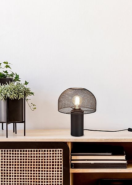 Leonique Tischleuchte Elenoire, ohne Leuchtmittel, Pilzlampe günstig online kaufen