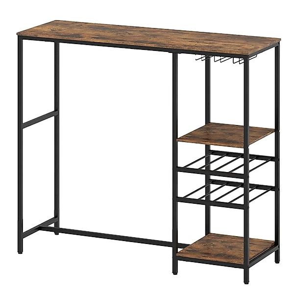 Costway Bartisch Küche Küchentheke mit Ablagefächern 121 x 41 x 105.5 cm günstig online kaufen