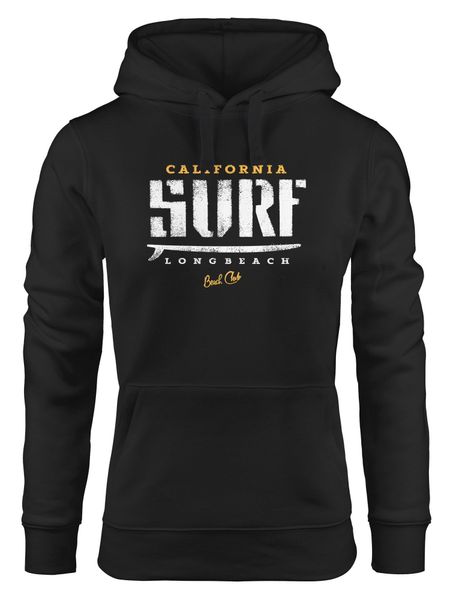 Neverless Hoodie Hoodie Damen Surf-Brett Design günstig online kaufen