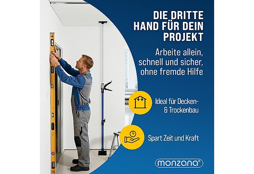 monzana Stützelement, Türspanner im 3er Set stufenlos höhenverstellbar 50-1 günstig online kaufen