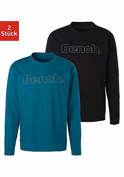 Bench. Loungewear Langarmshirt (2-tlg) mit Bench. günstig online kaufen