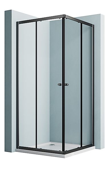 Hopibath Eckdusche Duschkabine 80x80 Eckeinstieg Schiebetür günstig online kaufen