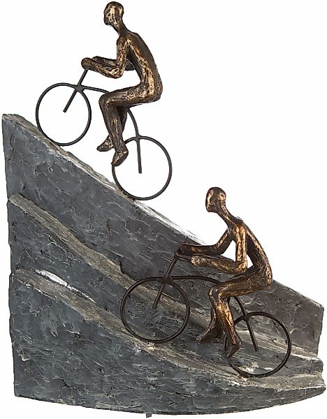 Casablanca by Gilde Dekofigur "Skulptur Racing, bronzefarben/grau", bronzef günstig online kaufen