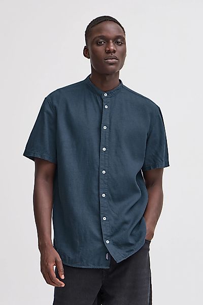 Blend Kurzarmhemd "BHBOBBY Shirt mandarin ss", Lässiges Kurzarmhemd günstig online kaufen