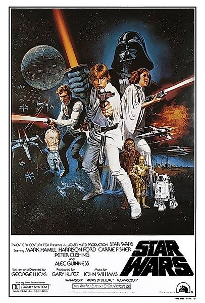 Star Wars Poster Star Wars Poster Style 'C' - American 68,5 x 101,5 cm günstig online kaufen