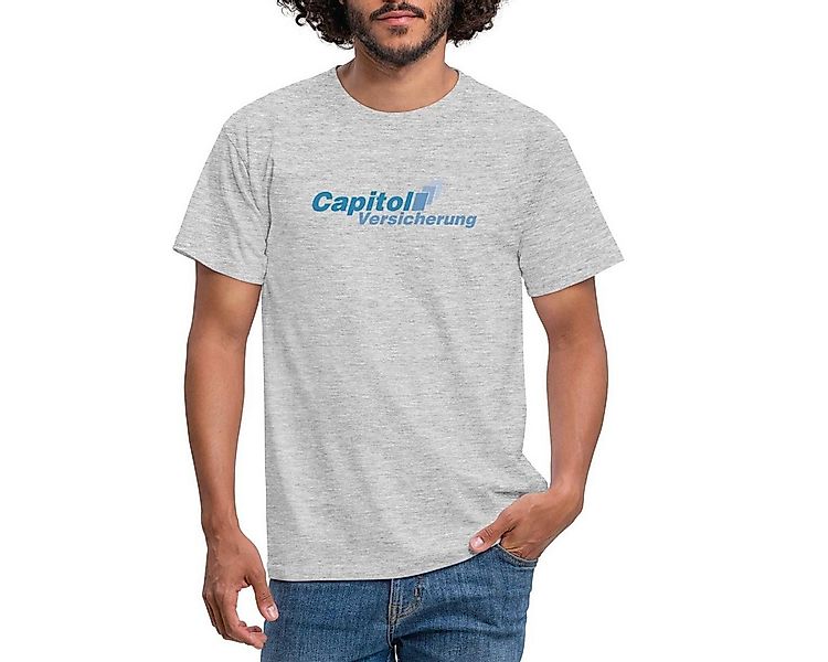 Spreadshirt T-Shirt Stromberg Logo Capitol Versicherung Männer T-Shirt (1-t günstig online kaufen