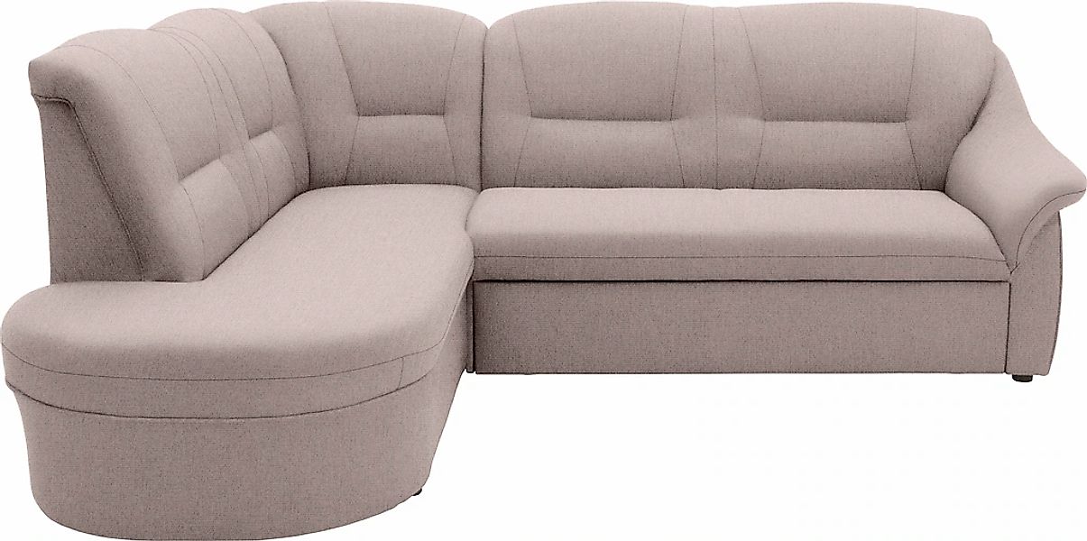 DOMO collection Ecksofa "Faenza für kleine Räume, Stellmaße 232,176cm, komf günstig online kaufen