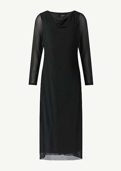 Comma Minikleid Mesh-Kleid im Slim Fit günstig online kaufen