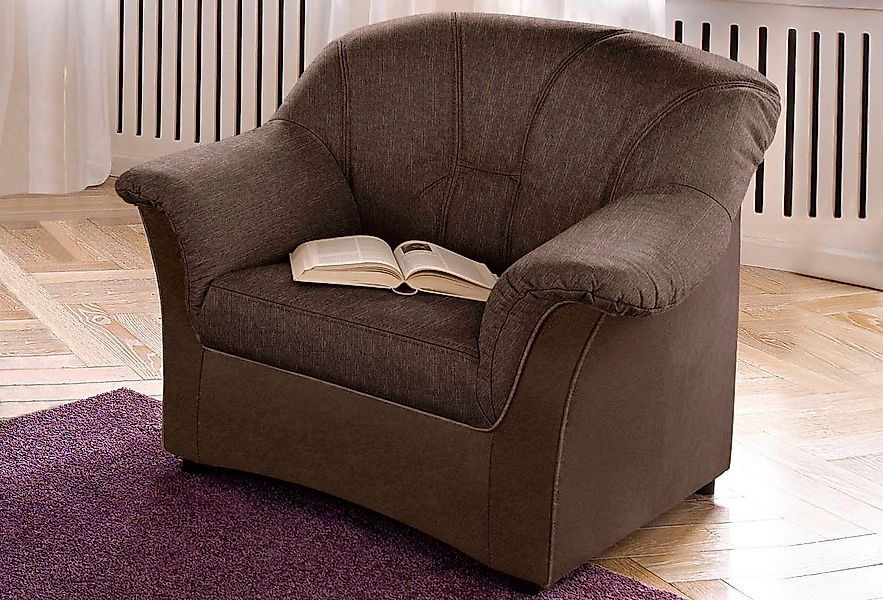 DOMO collection Sessel "Flores", wahlweise mit Federkern (nicht bei Microfa günstig online kaufen
