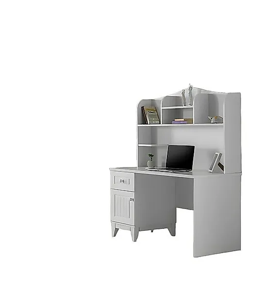 Xlmoebel Kleiderschrank Schreibtisch-Aufbewahrungsschrank mit stilvollem De günstig online kaufen