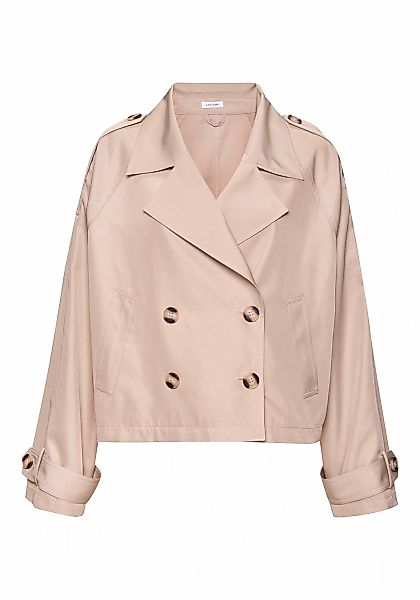 LASCANA Kurzjacke, im Trench-Stil, Trenchjacke, Übergangsjacke, casual günstig online kaufen
