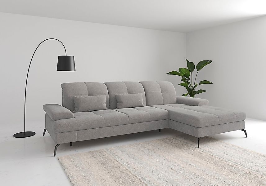 sit&more Ecksofa "Amica, L-Form, inkl. Sitztiefenverstellung & Armteilverst günstig online kaufen