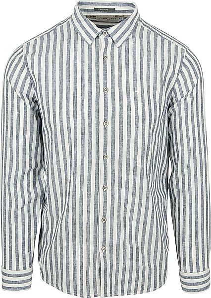 No Excess Hemd mit Streifen Blau - Größe XL günstig online kaufen