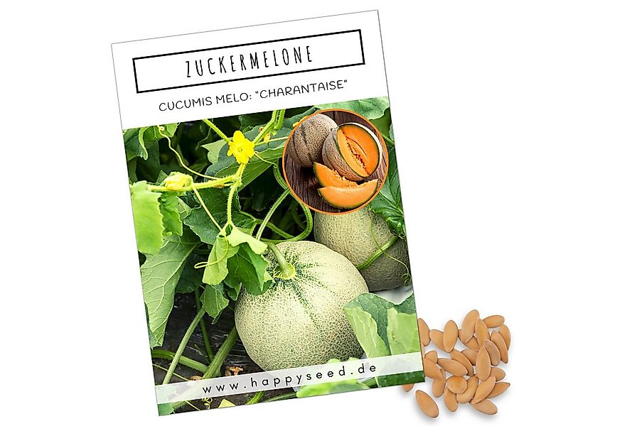HappySeed Blumensamen Zuckermelone Samen - Cucurbita melo, Obst günstig online kaufen