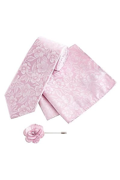 Next Krawatte Krawatte mit Blumenprint und Einstecktuch, Set (3-St) günstig online kaufen