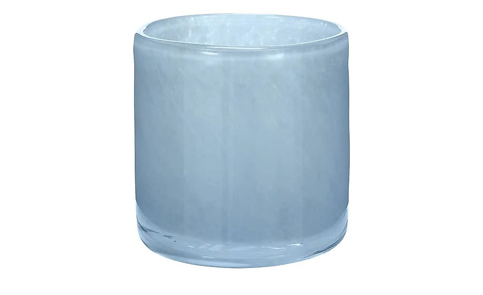 HOME STORY Teelichtglas   ¦ blau ¦ Glas ¦ Maße (cm): H: 8,5  Ø: 8.3 Accesso günstig online kaufen