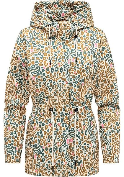 Ragwear Anorak Eddens Print Übergangsjacke mit Animal-Print und Kapuze günstig online kaufen