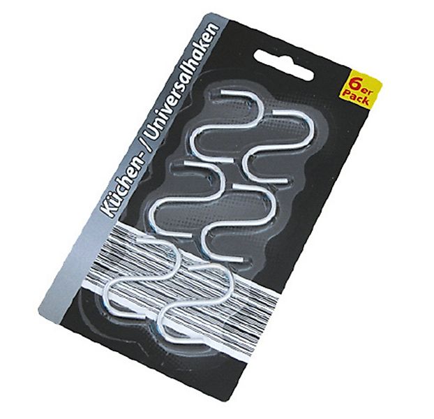 S-Haken Küchenhaken, 6er Pack, Küche, Innenbereich, Aufhängen, Geschirrtüch günstig online kaufen