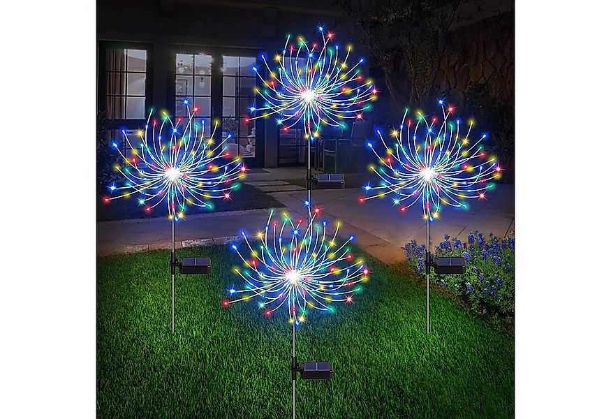 autolock LED Solarleuchte 2 Stück Solarlampen für Außen Garten,120 LED Gart günstig online kaufen