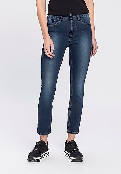 Arizona 7/8-Jeans "Shaping", eng anliegend, Röhrenjeans, Used-Waschung, Hig günstig online kaufen