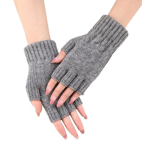 Refttenw Strickhandschuhe Fingerlose Strickhandschuhe,Bequeme, warme Winter günstig online kaufen