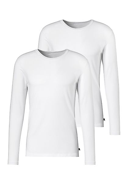 H.I.S Langarmshirt, (Packung, 2er-Pack), Doppelpack Unterziehshirt aus Baum günstig online kaufen