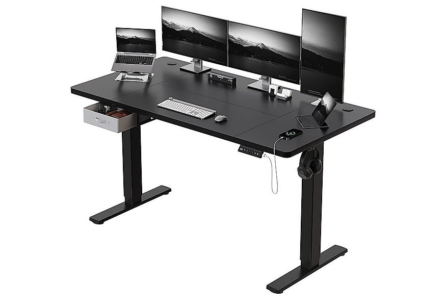 HOMALL Schreibtisch mit Memory-Funktion, höhenverstellbar, breitere Tischpl günstig online kaufen