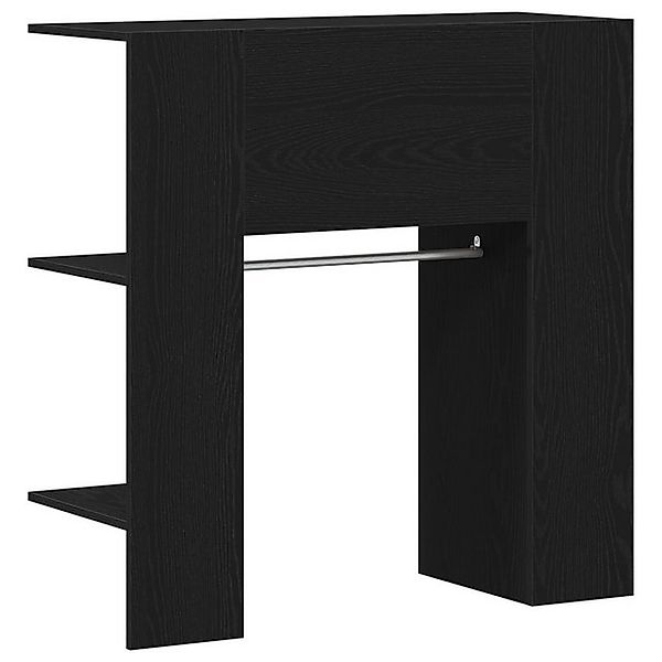 vidaXL Schuhschrank Flurenschrank Schwarz Eiche 97,5x37x99 cm Holzwerkstoff günstig online kaufen