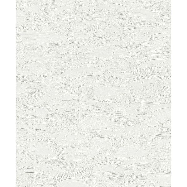 Rasch Vliestapete Wallton 102604 Putzstruktur Weiß 25 m x 1,06 m günstig online kaufen