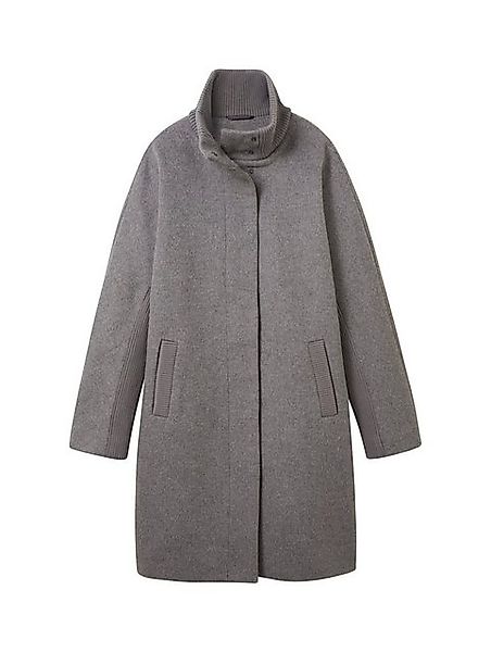 TOM TAILOR 3-in-1-Funktionsjacke Wollmantel ’für Damen in grau’ (1-St) günstig online kaufen