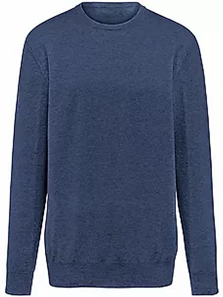 Pullover aus 100% Premium-Kaschmir Peter Hahn Cashmere blau günstig online kaufen