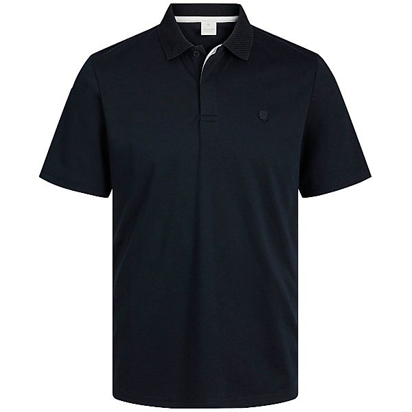 Jack&Jones Poloshirt aus Biobaumwolle Farbe dunkelblau Größe: 8XL günstig online kaufen