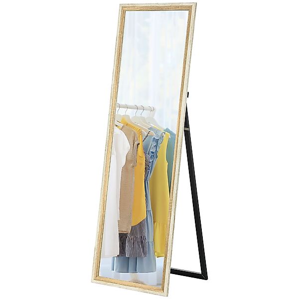 HOMCOM Ganzkörperspiegel, 162,6 x 53,5 cm Standspiegel mit Ständer, Wandspi günstig online kaufen