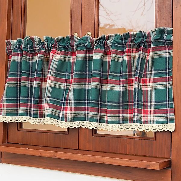 Jibenhome Scheibengardine Weihnachtsvorhang Kurzer Vorhang, Boho günstig online kaufen