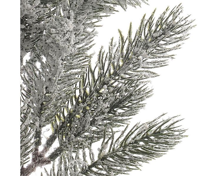 Kunstblume, Kaemingk, Tannenzweig mit Schnee 50cm PE Spritzguss künstlich g günstig online kaufen