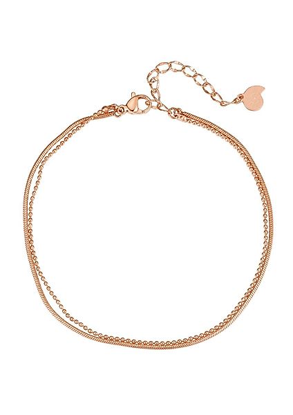 Hey Happiness Fußkette Layer Damen zweireihig, günstig online kaufen