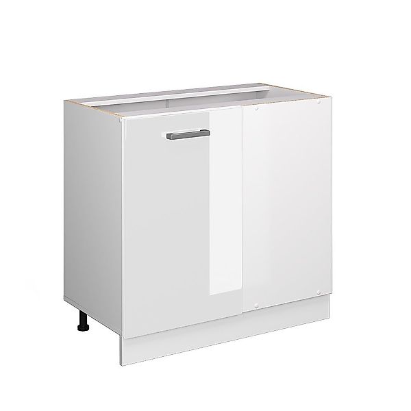 Vicco Schranksystem R-Line, Weiß Hochglanz/Weiß, 86 günstig online kaufen