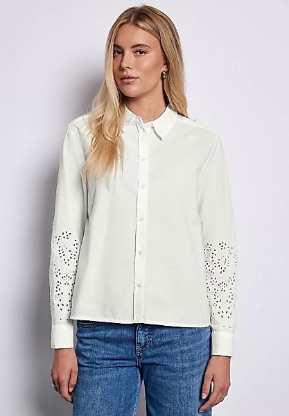 STREET ONE STUDIO Hemdbluse, aus reiner Baumwolle günstig online kaufen