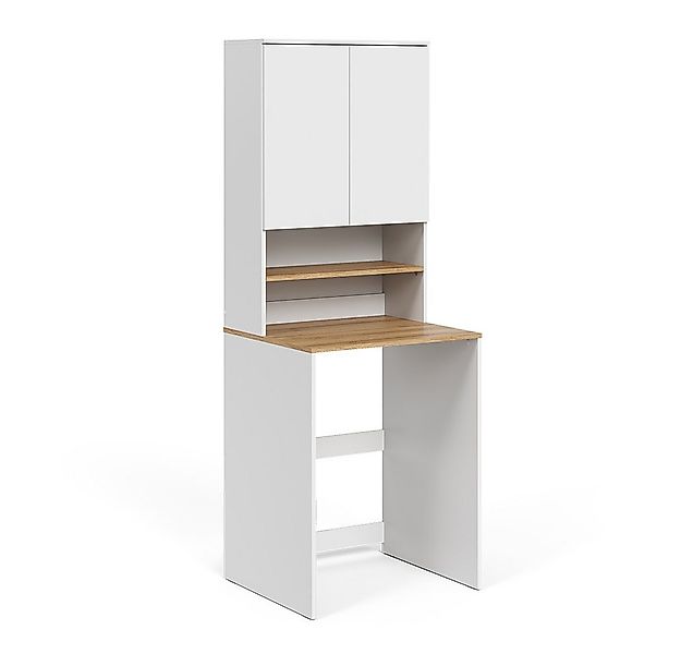 Vicco Waschmaschinenumbauschrank Viktor, Weiß/Artisan, 68 x 88.2 cm 2 Teile günstig online kaufen