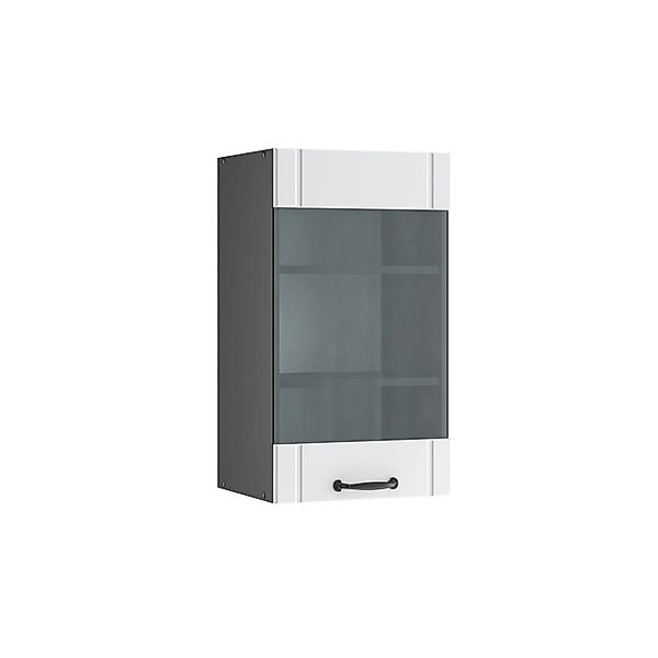 Vicco Glashängeschrank Fame-Line, Weiß Landhaus/Anthrazit, 40 günstig online kaufen