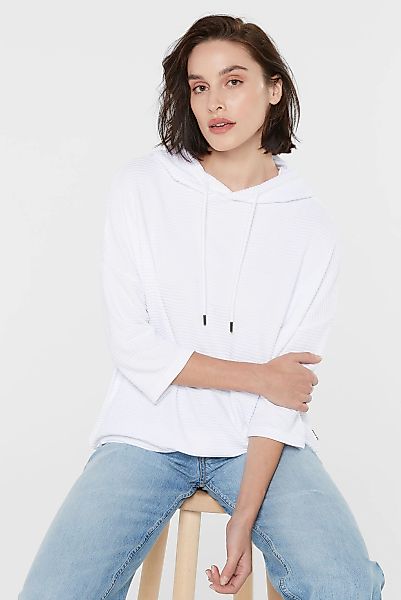 SENSES.THE LABEL Kapuzensweatshirt, mit überschnittenen Schultern günstig online kaufen