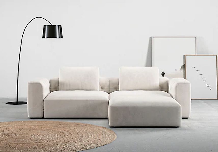 Home affaire Ecksofa »Cushid L-Form« Modulset, bestehend aus 3 Teilen günstig online kaufen